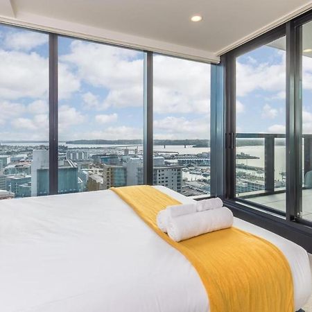 Apartmán Magnificent Skytower, Sea, Habour View In Cbd Auckland Exteriér fotografie