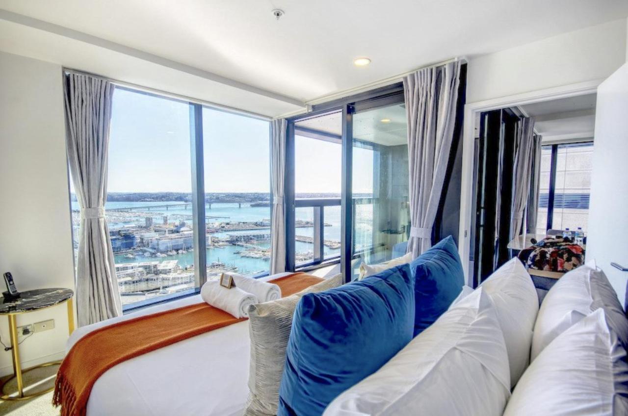 Apartmán Magnificent Skytower, Sea, Habour View In Cbd Auckland Exteriér fotografie