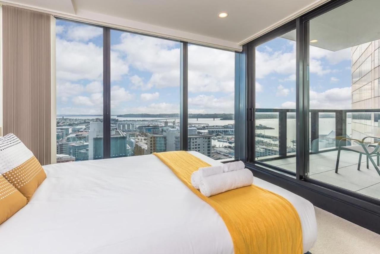 Apartmán Magnificent Skytower, Sea, Habour View In Cbd Auckland Exteriér fotografie